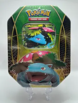 (402844) Pokemon 2014 Venusaur EX Power Trio Collectors Tin - Factory Sealed 820650109195 - Image 1