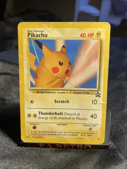 Pikachu (SNAP Promo, #26/53) WOTC Promo Damaged Pokemon Vintage - Image 1