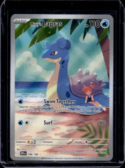 2025 Pokemon Destined Rivals Misty's Lapras #194/182 - Image 1