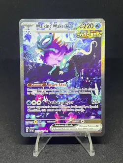 Pokemon Walking Wake ex 205/162 Sv05: Temporal Forces Special Illustration Holo - Image 1
