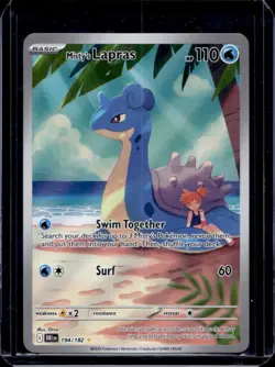 2025 Pokemon Destined Rivals Misty's Lapras #194/182 - Image 1
