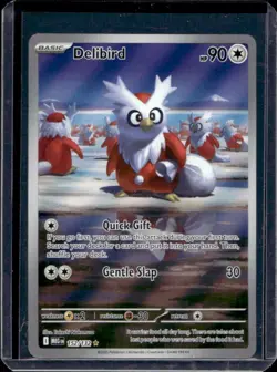 2025 Pokemon Mega Evolution Delibird Illustration Rare #152/132 - Image 1