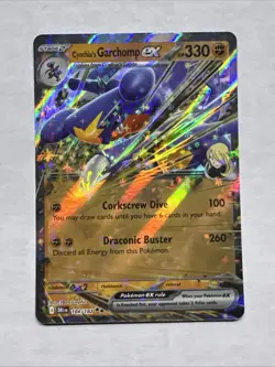 Cynthia's Garchomp ex 104/182 Sv10: Destined Rivals Holo Pokemon - Image 1