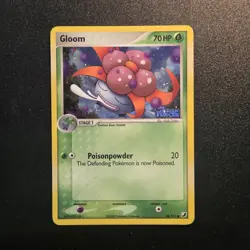 Pokemon TCG EX Unseen Forces Gloom (58/115) Stamped Light Play - Image 1