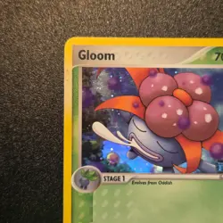 Pokemon TCG EX Unseen Forces Gloom (58/115) Stamped Light Play - Image 2