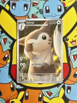 Furret 168/159 Pokemon TCG Journey Together Illustration Rare Full Art 2025 - Image 1