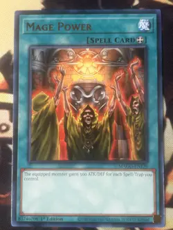 Yugioh: Mage Power - MAGO-EN139 - Gold Rare - 1st Edition - NM - Image 1