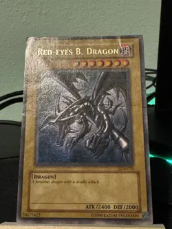 Red-Eyes B. Dragon LOB-070 The Legend of Blue Eyes White Dragon Unlimited - Image 1
