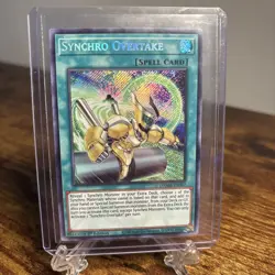 YUGIOH -- Synchro Overtake - DAMA-EN067 - SR - 1st Ed MINT ships in top loader - Image 1