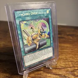 YUGIOH -- Synchro Overtake - DAMA-EN067 - SR - 1st Ed MINT ships in top loader - Image 2