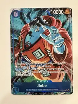 One Piece Jinbe Alt Art OP14-049 THE AZURE SEA'S SEVEN English NM - Image 1