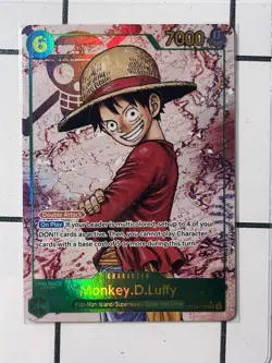 2025 One Piece TCG Carrying On His Will Monkey.D.Luffy Alt Art OP13-118 SEC - Image 1