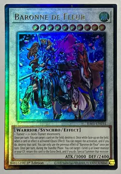 Baronne De Fleur RA01-EN034 (NM) Ultimate Rare 1st Edition Yu-Gi-Oh! TCG Card - Image 1