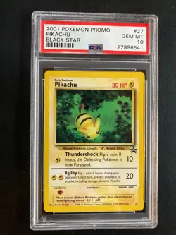 PSA 10 Pikachu Black Star Promo Gem MInt Rare Vintage Pokemon Card - Image 1