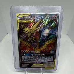 Pokemon Moltres & Zapdos & Articuno GX SM210 Promo TAG TEAM Holo Card - Image 1