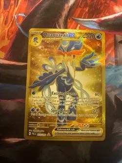 Quaquaval ex 273/193 Full Art Secret Gold Paldea Evolved Pokemon Card NM - Image 1