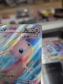 Mew V Full Art 250/264 SWSH08 Fusion Strike Holo NM Pokemon Card - Image 5