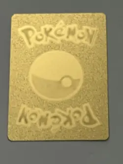 Pokemon Mewtwo GX 300hp Gold Foil Fan Art Collector Card TCG (ash1) - Image 2