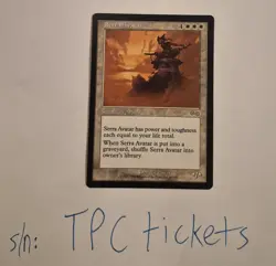 Serra Avatar - Urza's Saga - Magic MTG card - Near Mint NM - TCG Value $9 - Image 1