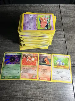 Vintage Pokemon Card Lot TCG 200+ Cards 1990s-2007 - Image 1