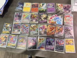 Pokemon Japanese Sword And Shield Lot VMAX VSTAR 30 Cards Sleeved Charizard - Image 1