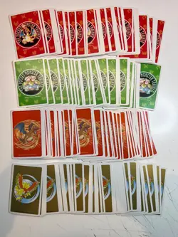 175 MP Red Green Gold FireRed Poker Playing Card 1996 Pokemon Japanese - Image 1