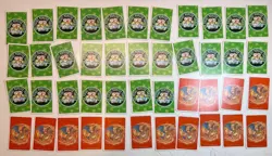 175 MP Red Green Gold FireRed Poker Playing Card 1996 Pokemon Japanese - Image 5