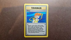 Misty 102/132 Pokemon Gym Heroes Regular Rare Card - LP - Image 1
