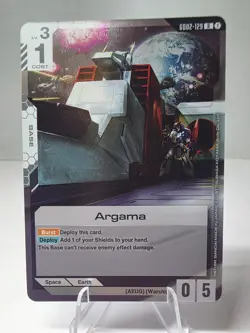 Argama (GD02-129) [Foil] (NM) - Gundam Card Game - Dual Impact (ENG) - Image 1