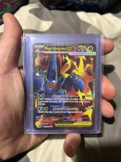 Mega Heracross Ex 108/094 Phantasmal Flames Mega Evolutions Nm Pokemon Card - Image 1