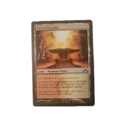 Sacred Foundry Gatecrash Rare Regular Finish MTG Card - Image 1