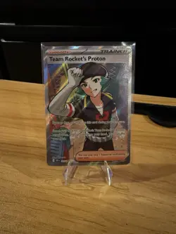 Team Rocket’s Proton 227/182 SV10 Destined Rivals Holo NM Pokemon Card - Image 1