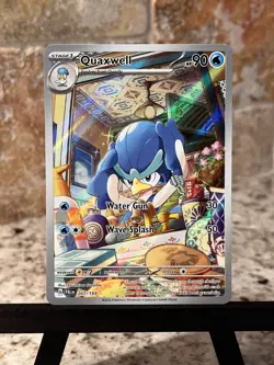 Pokemon TCG ~ Quaxwell Illustration Rare Holo [SV02: Paldea Evolved 207/193] NIM - Image 1
