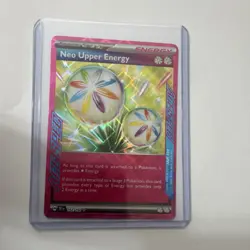 Pokemon TCG Neo Upper Energy 162/162 Temporal Forces ACE SPEC Holo Energy - Image 1
