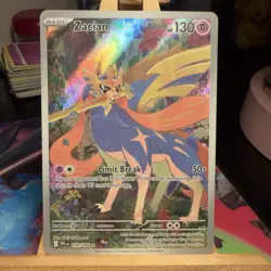 Zacian 100/094 Phantasmal Flames Illustration Rare Full Art Pokemon TCG MINT - Image 1