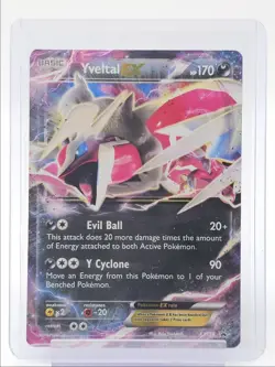 YVELTAL EX 2016 POKEMON XY BLACK STAR PROMOS XY150 Q2215 - Image 1