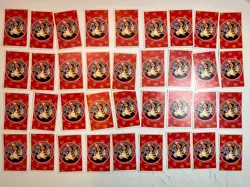 145 NM LP Charizard Red Poker Playing Card 1996 Pokemon Japanese - Image 5