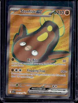 2026 Pokemon Ascended Heroes Stunfisk ex Ultra Rare #252/217 - Image 1
