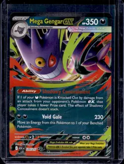 2026 Pokemon Ascended Heroes Mega Gengar ex Double Rare #125/217 - Image 1
