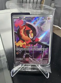 SEALED Charcadet Illustration Rare Promo 022 Pokemon Phantasmal Flames - Image 1