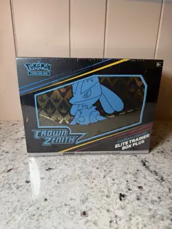 Crown Zenith Pokemon Center Elite Trainer Box Plus ETB Factory Sealed - Image 1