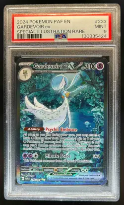 2024 Pokemon Paldean Fates Gardevoir ex #233/091 PSA 9 - Image 1