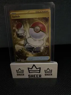 Pokemon TCG Switch Trainer Mint/Nm Scarlet & Violet 151 Hyper Rare - Image 1