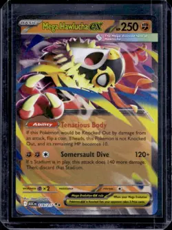 2026 Pokemon Ascended Heroes Mega Hawlucha ex Double Rare #116/217 - Image 1