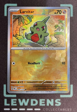 Larvitar POKE BALL Reverse - 047/131 - Prismatic Evolutions - Pokemon - Image 1