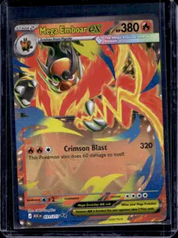 2026 Pokemon Ascended Heroes Mega Emboar ex Double Rare #031/217 - Image 1