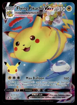 Flying Pikachu VMAX 007/025 Celebrations Pokemon - Image 1