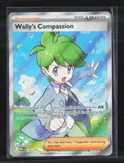 2025 Pokemon Scarlet & Violet White Flare Wally’S Compassion #176/132 - Image 1