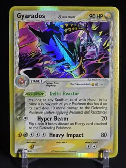 Pokemon TCG Gyarados Delta Species 8/110 - EX Holon Phantoms - Holo Rare - LP - Image 5