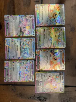 Pokemon Prismatic Evolution Lot. Espeon,Flareon,Leafeon, Sylveon,Vaporeon,EEVEE - Image 1